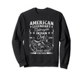 Patriotic Motorcycle Indian Bike Sweatshirt - Novelty Apparel Unisex - T-Shirt, Sweatshirt, Hoodie