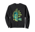 Om Mani Padme Hum Buddha Face Sweatshirt - Casual Everyday Wear for Adults - T-Shirt, Sweatshirt, Hoodie