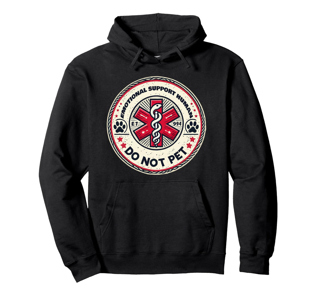 Emotional Animal Support Pet Lover Hoodie - Custom Art Print Men Women - T-Shirt, Sweatshirt, Hoodie