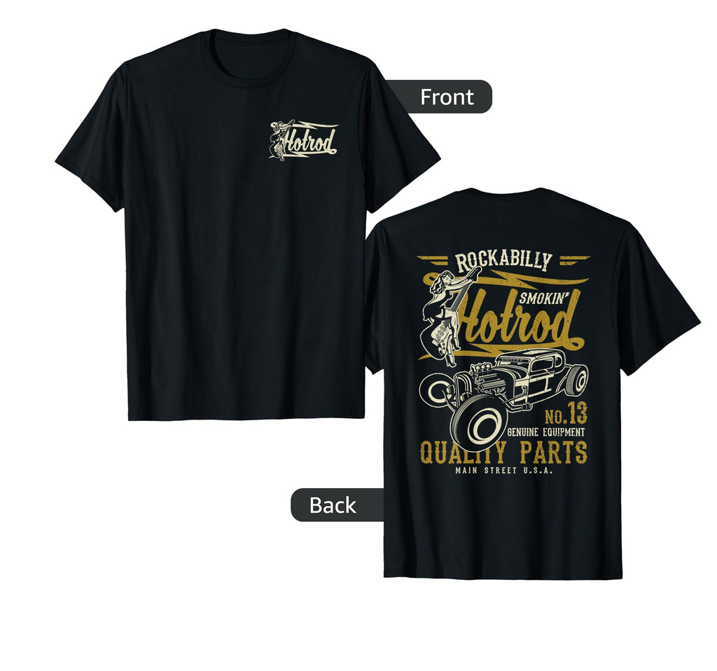 Hotrod Distressed T-Shirt - Streetwear Style Men Women - T-Shirt, Sweatshirt, Hoodie