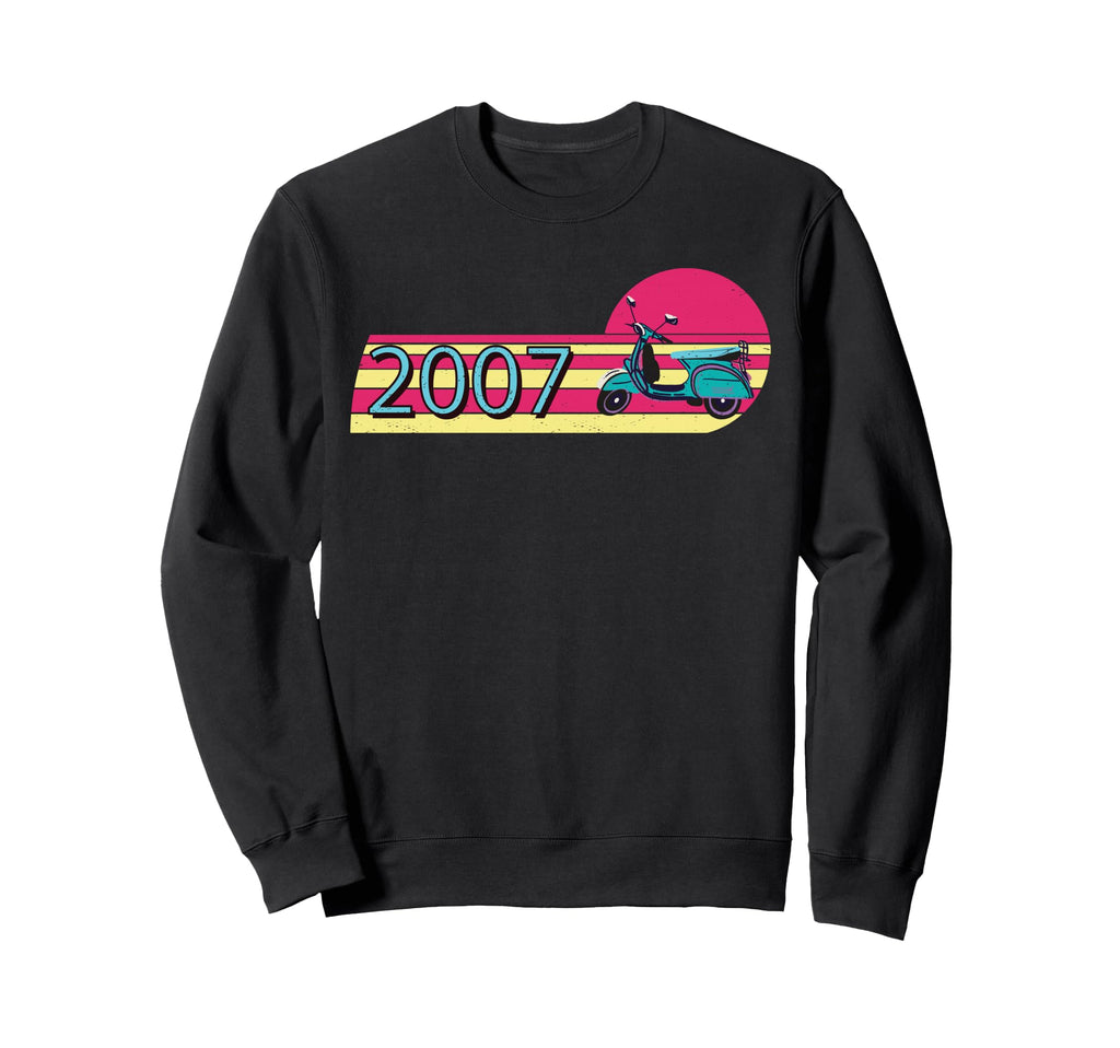 Moped Scooter Bike Scooter Moped Sweatshirt - Fun Novelty Design Men Women - T-Shirt, Sweatshirt, Hoodie
