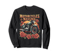 Motorcycles Mascara Motorcycle Sweatshirt - Fun Novelty Design for Adults - T-Shirt, Sweatshirt, Hoodie