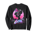 Vaporwave Geisha 80S Synthwave 9 Sweatshirt - Unique Graphic Unisex - T-Shirt, Sweatshirt, Hoodie