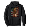 Sexy Sexy Pinup American Flag 2 Hoodie - Custom Art Print for Adults - T-Shirt, Sweatshirt, Hoodie