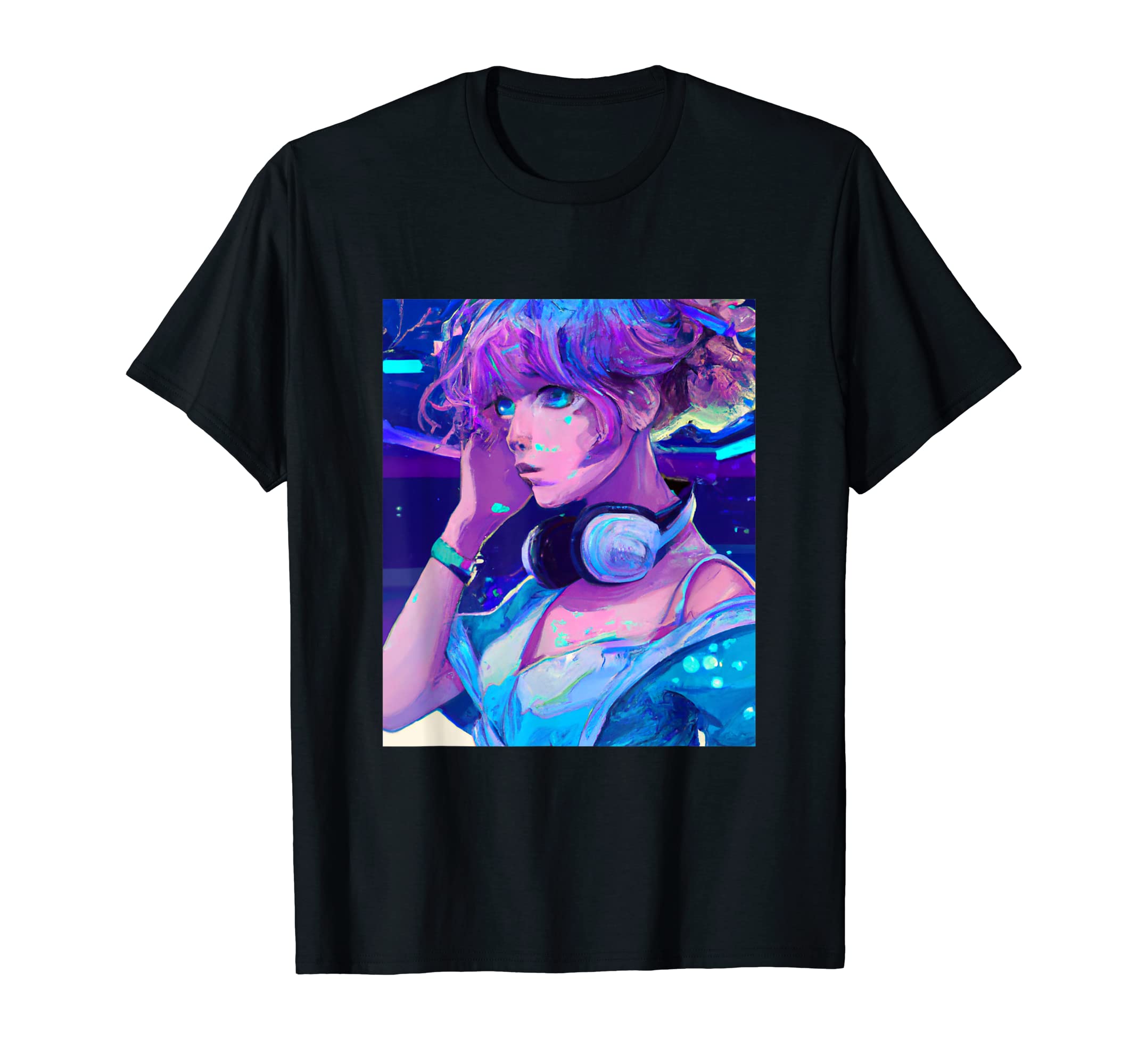 Pastel Aesthetic Anime Synthwave Sad T-Shirt - Streetwear Style Men Women - T-Shirt, Sweatshirt, Hoodie