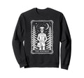Postman Skeleton Tarot Card Sweatshirt - Casual Everyday Wear Unisex - T-Shirt, Sweatshirt, Hoodie