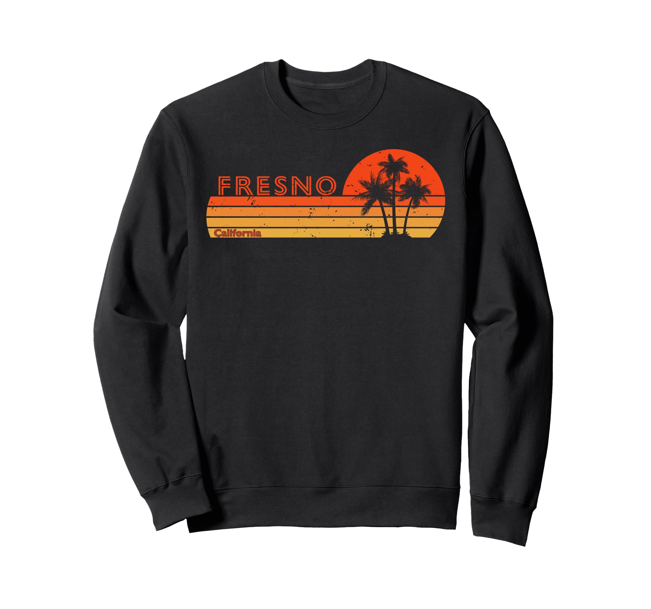 Fresno California Sunset Sweatshirt - Unique Graphic for Adults - T-Shirt, Sweatshirt, Hoodie
