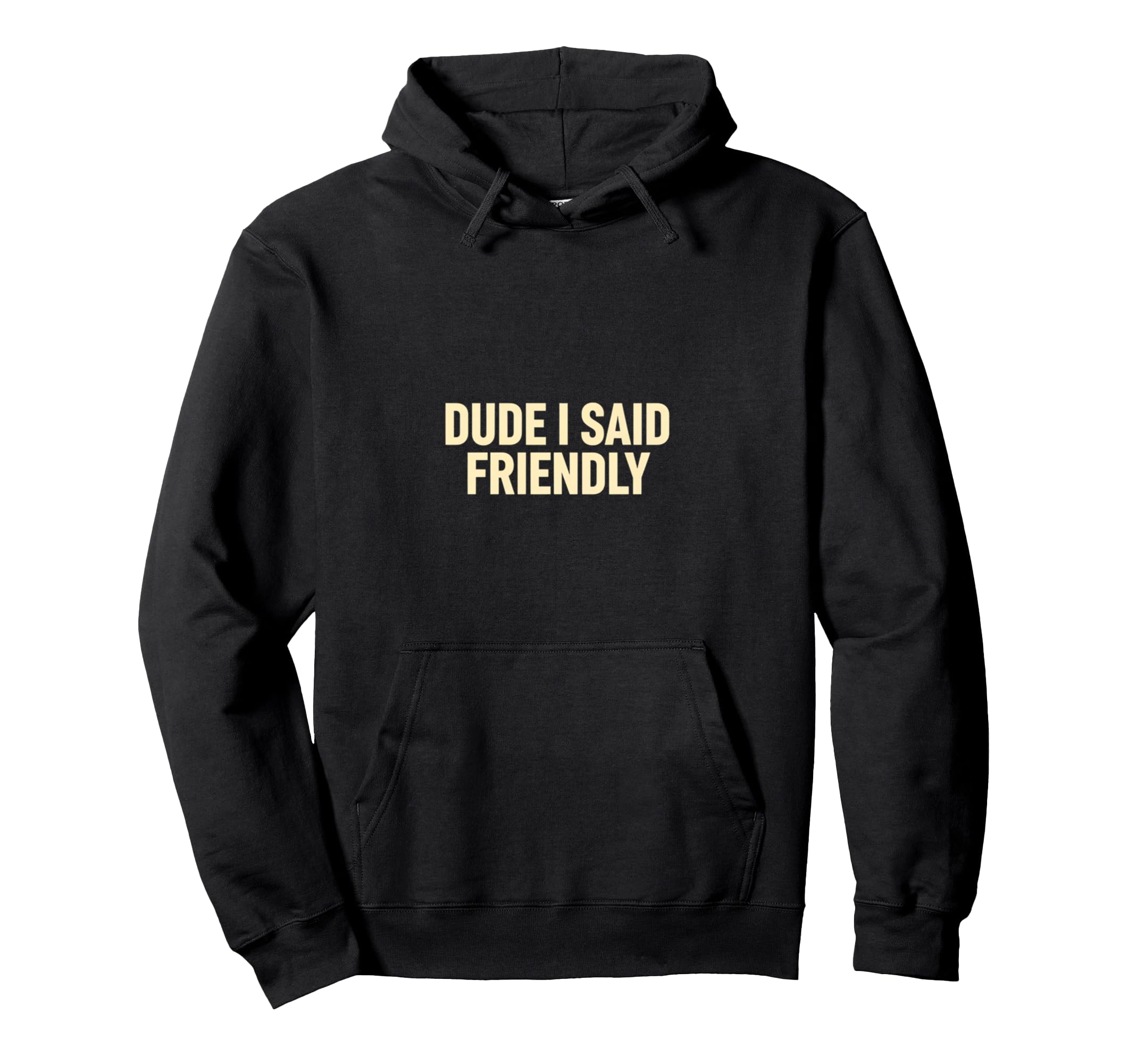 Dude I Said Friendly Gaming Chicken Stripes Hoodie - Unique Graphic Unisex - T-Shirt, Sweatshirt, Hoodie