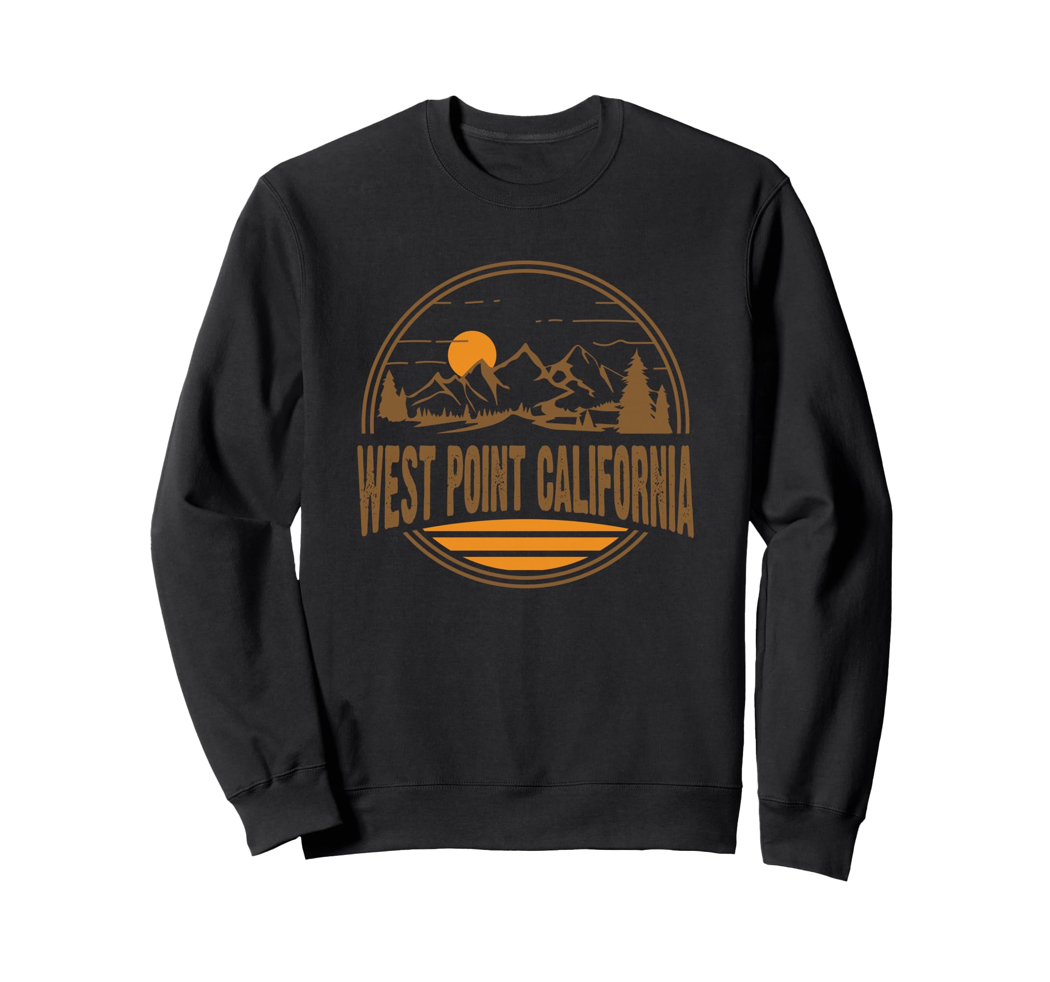 West Point California Mountain Sweatshirt - Aesthetic Graphic Men Women - T-Shirt, Sweatshirt, Hoodie