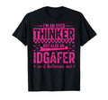 Sarcastic Overthinker Idgaf T-Shirt - Streetwear Style for Adults - T-Shirt, Sweatshirt, Hoodie