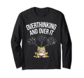Funny Tired Frog Meme Overthinker Mental T-Shirt - Unique Graphic Unisex - T-Shirt, Sweatshirt, Hoodie