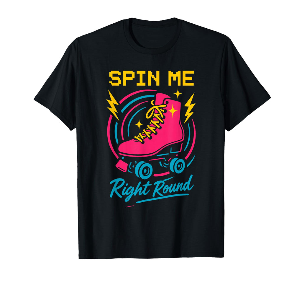 Roller Rink Crew Skate Disco Vibes T-Shirt - Custom Art Print Men Women - T-Shirt, Sweatshirt, Hoodie