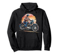 Motorcycle Rider Hoodie - Novelty Apparel for Adults - T-Shirt, Sweatshirt, Hoodie