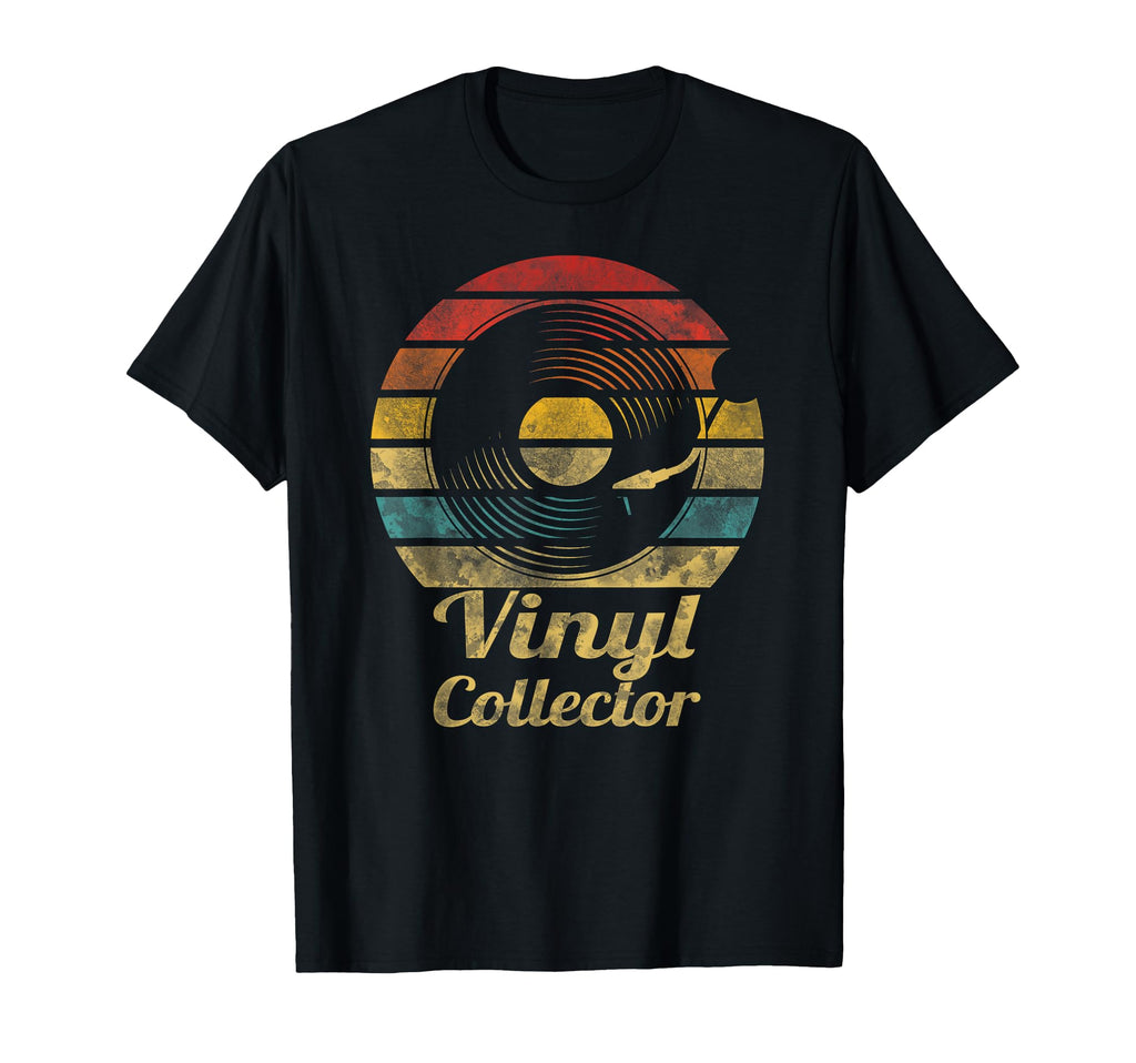 Vinyl Collector Record Player T-Shirt - Graphic Print Men Women - T-Shirt, Sweatshirt, Hoodie