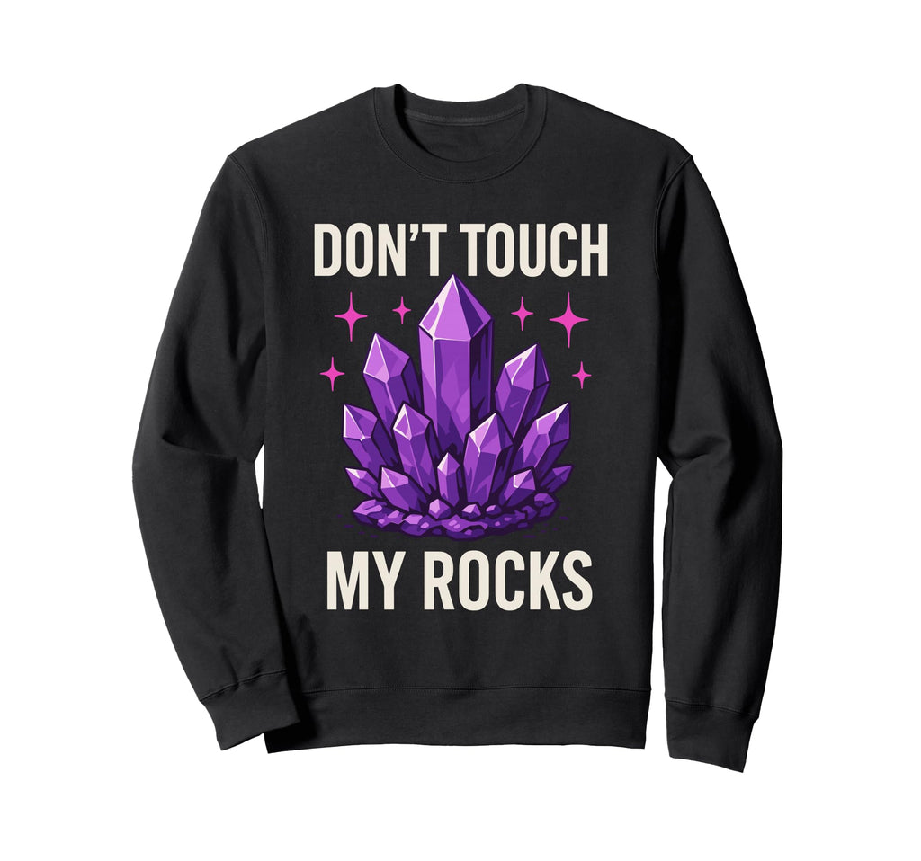 Amethyst Addict Healing Crystal Sweatshirt - Streetwear Style Unisex - T-Shirt, Sweatshirt, Hoodie