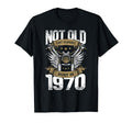 Motorcycle Biker Birthday Built 1970 T-Shirt - Trendy Graphic Men Women - T-Shirt, Sweatshirt, Hoodie