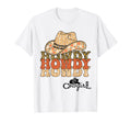 White Howdy Rodeo Western Cowgirl T-Shirt - Unique Graphic Men Women - T-Shirt, Sweatshirt, Hoodie