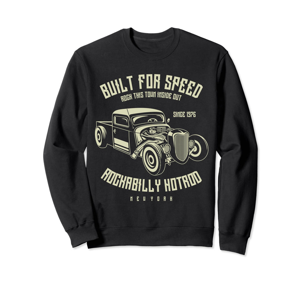 Rock This Town Inside Out Rockabilly Sweatshirt - Streetwear Style Unisex - T-Shirt, Sweatshirt, Hoodie