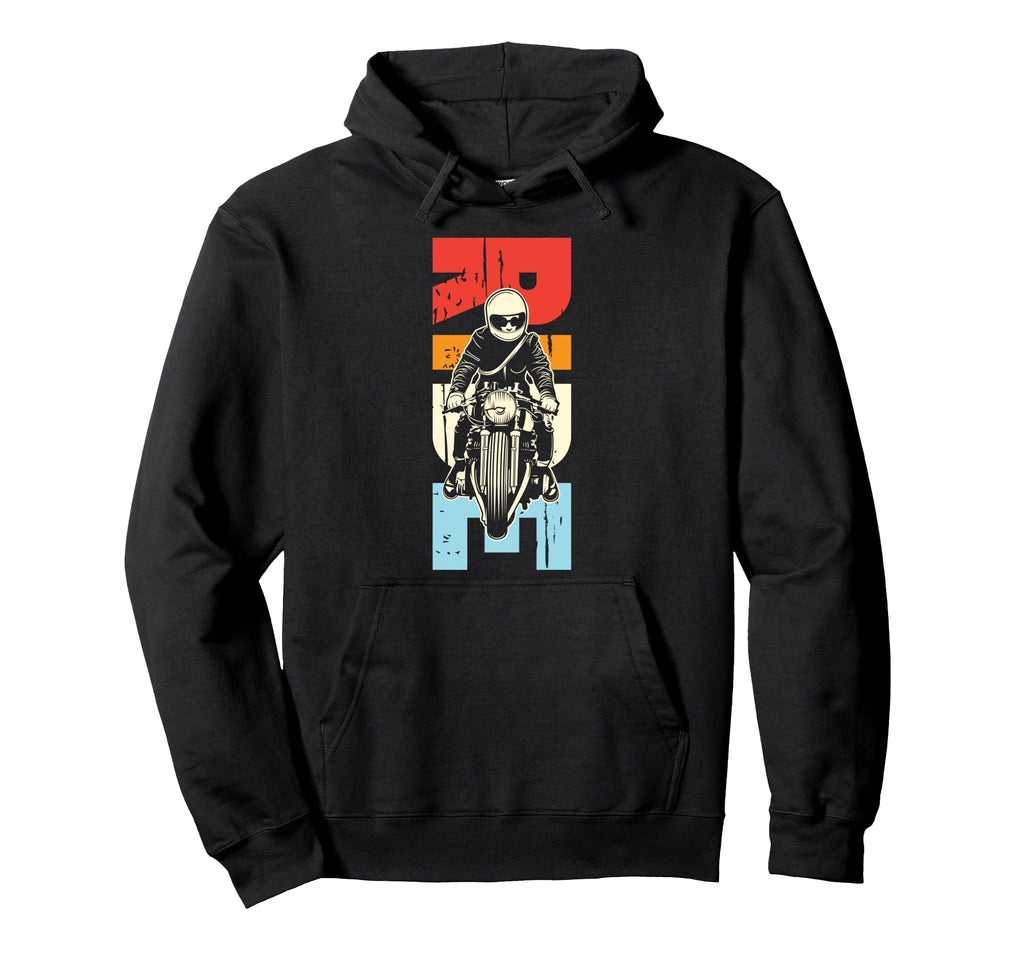 Motorcycle Biker Ride Hoodie - Casual Everyday Wear Unisex - T-Shirt, Sweatshirt, Hoodie