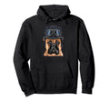 Funny Motorcycle Helmet Bullmastiff Hoodie - Casual Everyday Wear Unisex - T-Shirt, Sweatshirt, Hoodie