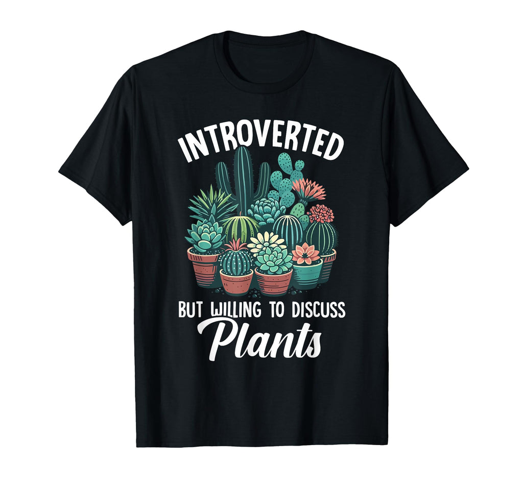 Introverted But Willing To Discuss T-Shirt - Novelty Apparel Men Women - T-Shirt, Sweatshirt, Hoodie
