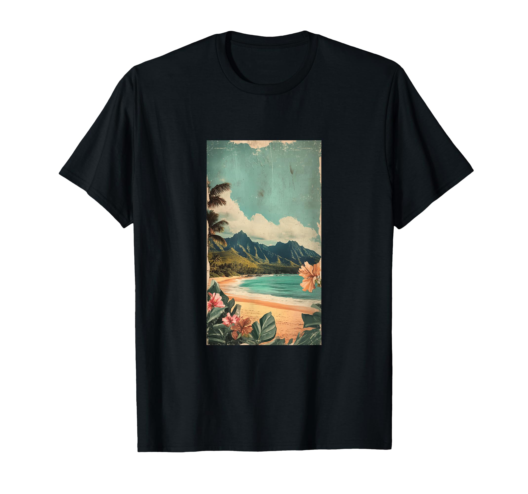 Hawaiian Postcard Inspired T-Shirt - Casual Everyday Wear for Adults - T-Shirt, Sweatshirt, Hoodie