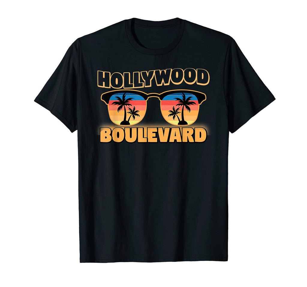California Sunset Boulevard Los Angeles T-Shirt - Custom Art Print Unisex - T-Shirt, Sweatshirt, Hoodie