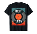 Best 1974 Vinyl Record 50 Birthday T-Shirt - Trendy Graphic Unisex - T-Shirt, Sweatshirt, Hoodie
