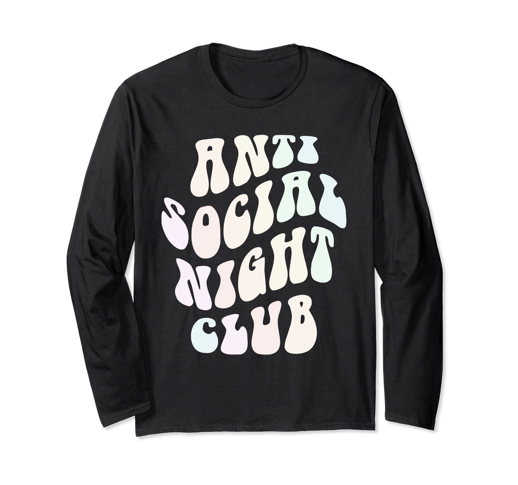 Funny Anti Social Night Club Butterfly T-Shirt - Graphic Print for Adults - T-Shirt, Sweatshirt, Hoodie
