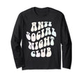 Funny Anti Social Night Club Butterfly T-Shirt - Graphic Print for Adults - T-Shirt, Sweatshirt, Hoodie