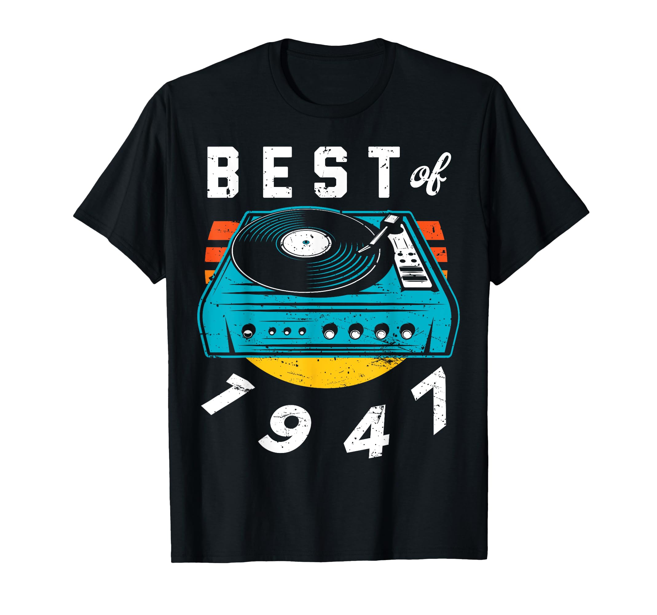 Best 1947 Vinyl Record 75 Birthday T-Shirt - Novelty Apparel for Adults - T-Shirt, Sweatshirt, Hoodie