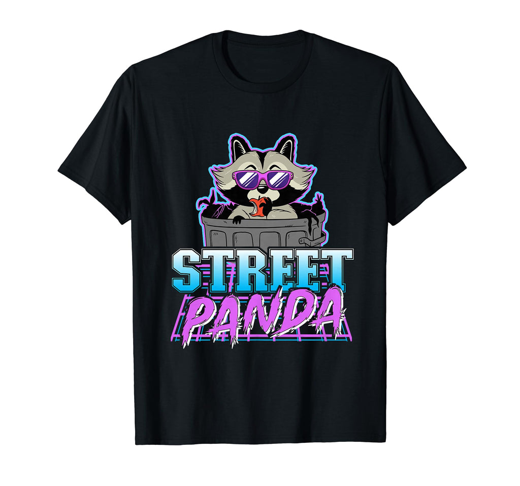 Street Panda Synthwave Retrowave Pastel T-Shirt - Trendy Graphic Unisex - T-Shirt, Sweatshirt, Hoodie