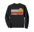 80S Sunset Summer Connecticut Usa Sweatshirt - Custom Art Print Unisex - T-Shirt, Sweatshirt, Hoodie