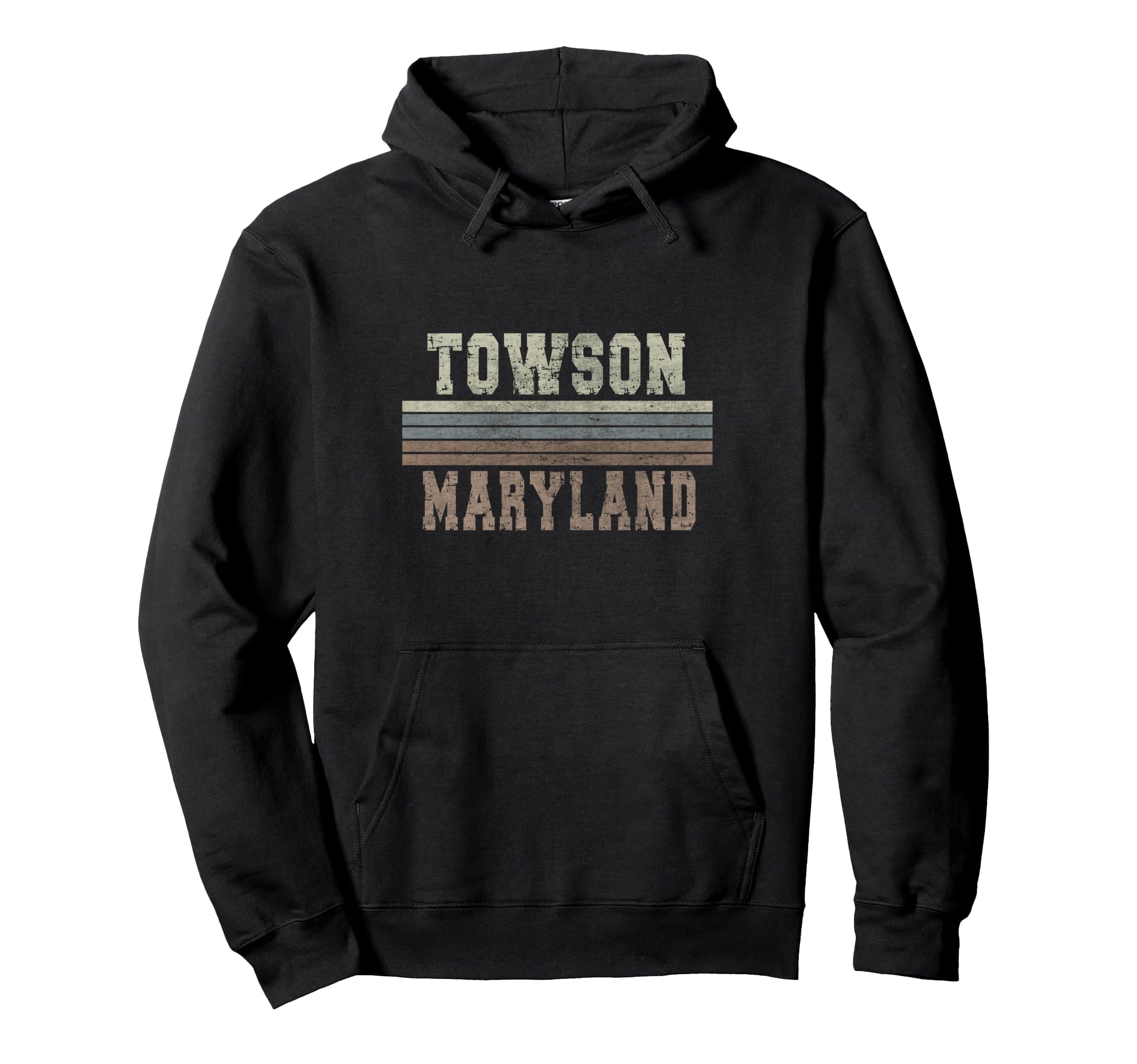 Towson Maryland Hoodie - Novelty Apparel for Adults - T-Shirt, Sweatshirt, Hoodie