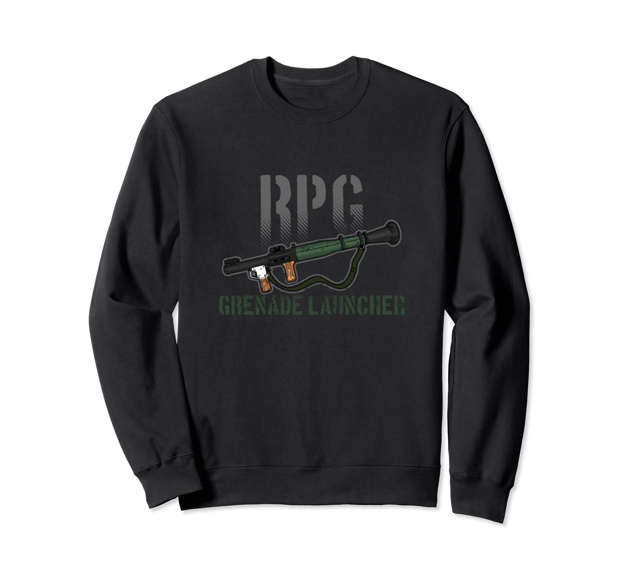 Rpg Distressed Grenade Launcher Sweatshirt - Streetwear Style for Adults - T-Shirt, Sweatshirt, Hoodie