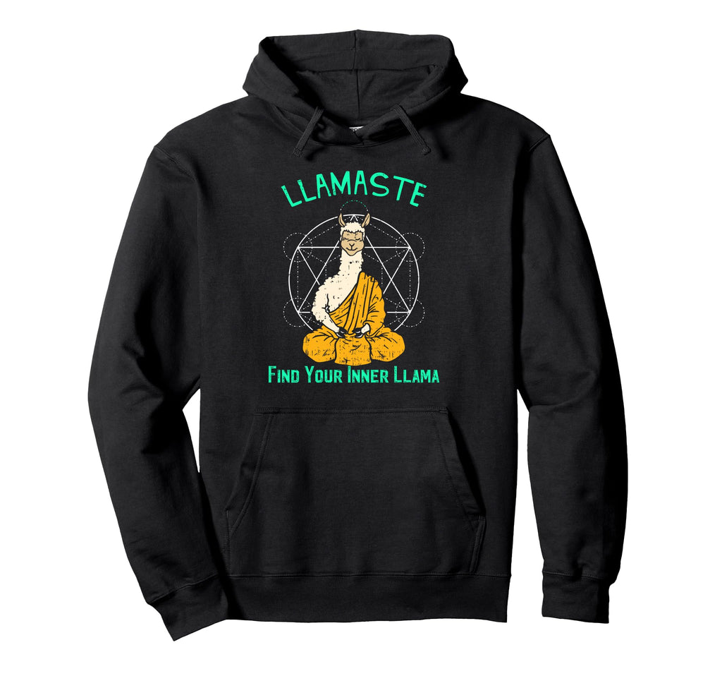 Llamaste Find Your Inner Llama Hoodie - Aesthetic Graphic Men Women - T-Shirt, Sweatshirt, Hoodie