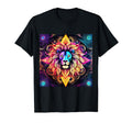 Synthwave Trippy 80S Lion Rainbow Kitty T-Shirt - Trendy Graphic Men Women - T-Shirt, Sweatshirt, Hoodie