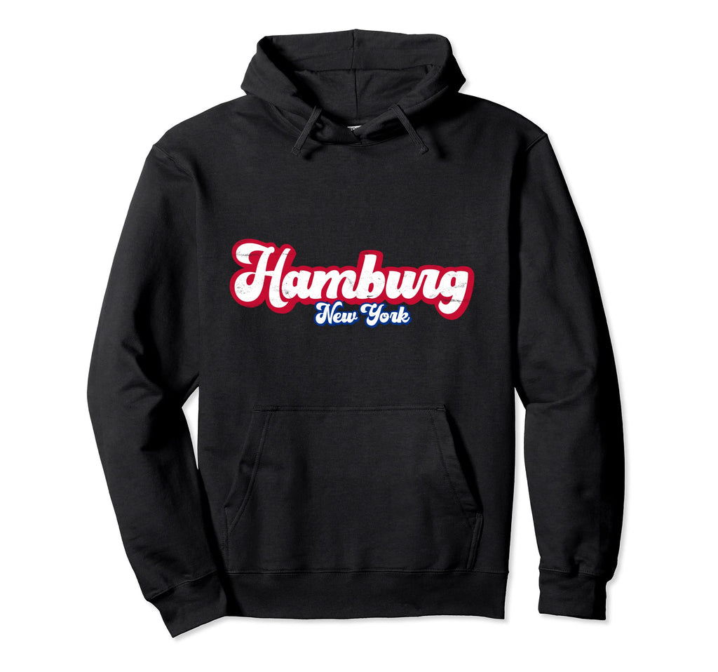 Hamburg New York Ny Script 716 Hoodie - Aesthetic Graphic for Adults - T-Shirt, Sweatshirt, Hoodie