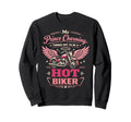 Motorcycle Biker Girlfriend My Sweatshirt - Trendy Graphic for Adults - T-Shirt, Sweatshirt, Hoodie