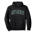 West Palm Beach Florida Us City State Hoodie - Minimalist Print Men Women - T-Shirt, Sweatshirt, Hoodie