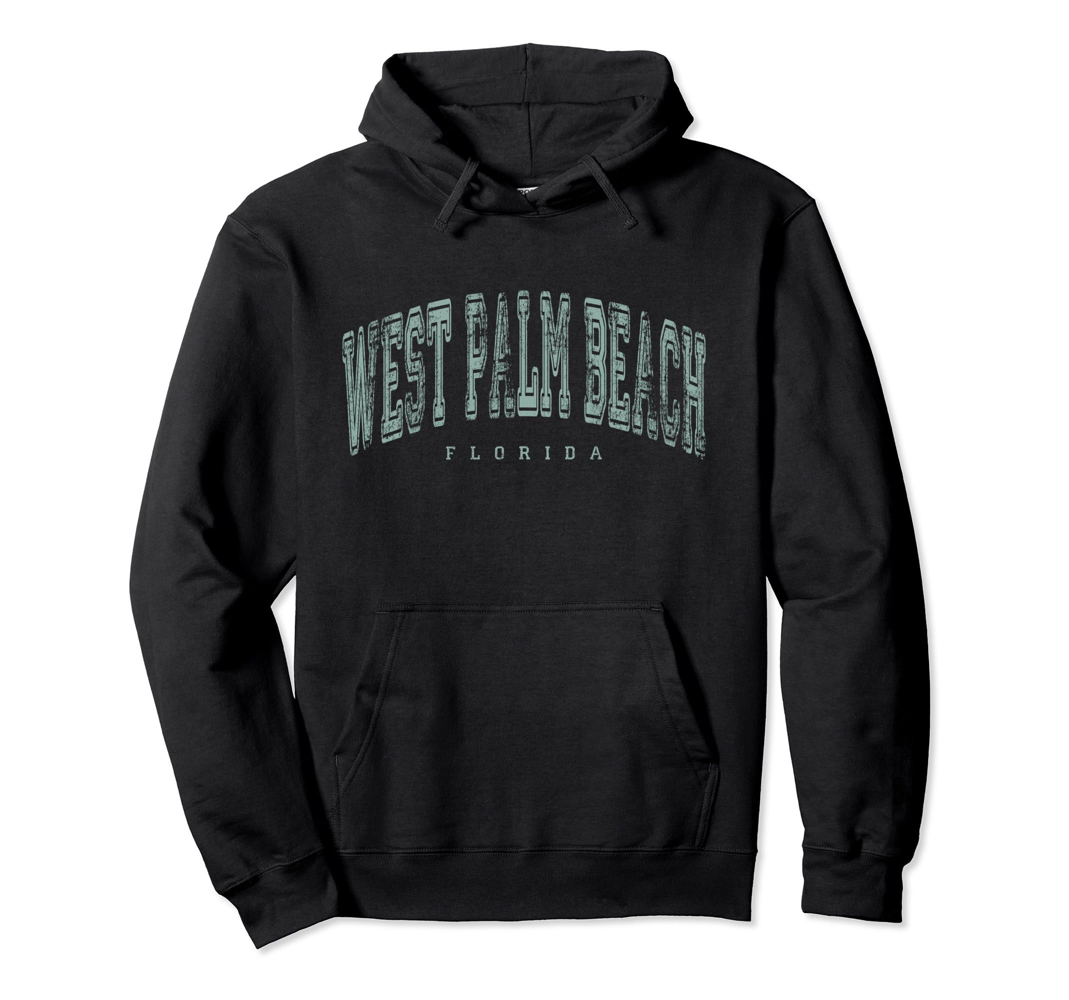 West Palm Beach Florida Us City State Hoodie - Minimalist Print Men Women - T-Shirt, Sweatshirt, Hoodie