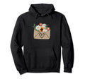Flowers Envelope Wildflowers Heart Hoodie - Custom Art Print Men Women - T-Shirt, Sweatshirt, Hoodie