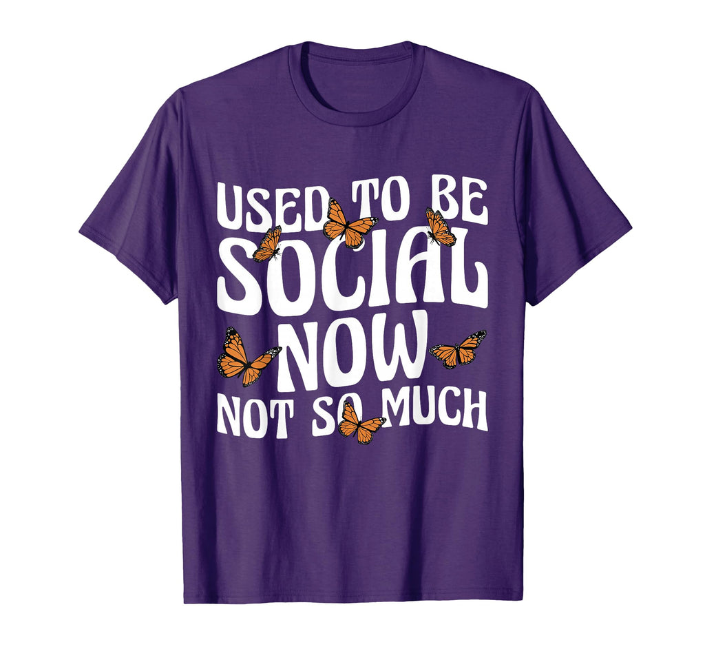 Anti Social I Used To Be Social T-Shirt - Unique Graphic for Adults - T-Shirt, Sweatshirt, Hoodie