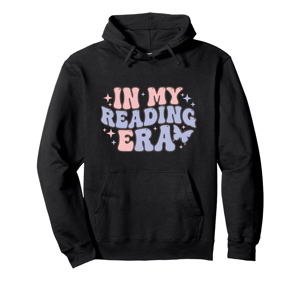 My Reading Era Funny Book Lover Hoodie - Minimalist Print Men Women - T-Shirt, Sweatshirt, Hoodie