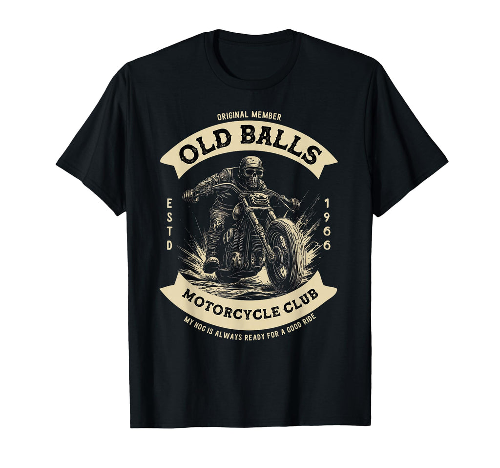 Funny 60Th Birthday Motorcycle T-Shirt - Casual Everyday Wear Men Women - T-Shirt, Sweatshirt, Hoodie