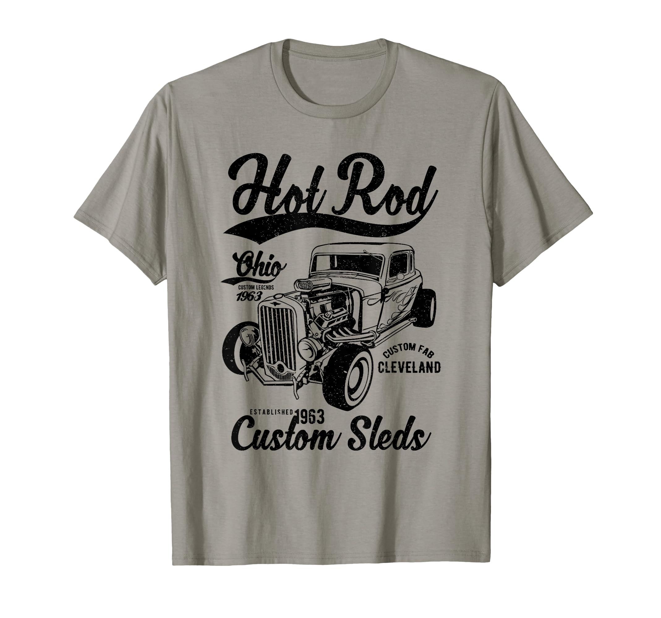 Hotrod Cleveland Ohio Automotive Nostalgia T-Shirt - Trendy Graphic Unisex - T-Shirt, Sweatshirt, Hoodie