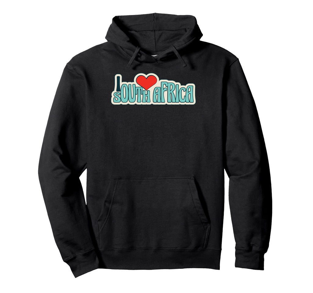 I Love South Africa Heart Hoodie - Casual Everyday Wear Men Women - T-Shirt, Sweatshirt, Hoodie