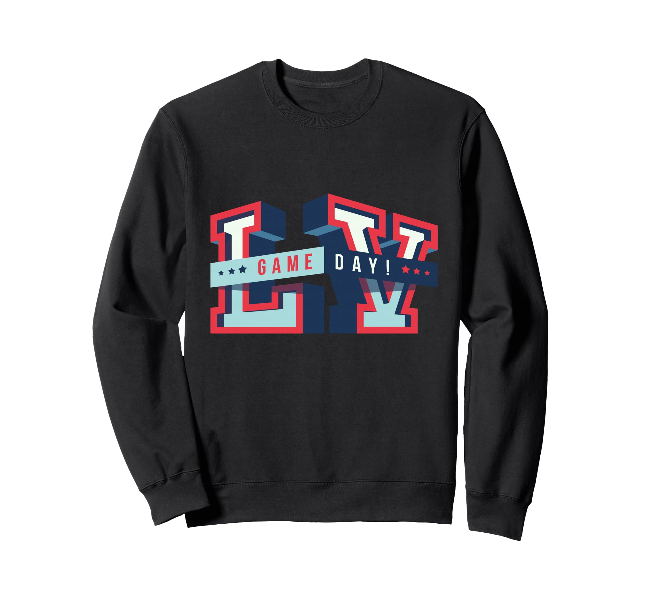 Lv Game Day Sports Typography Sweatshirt - Fun Novelty Design Men Women - T-Shirt, Sweatshirt, Hoodie