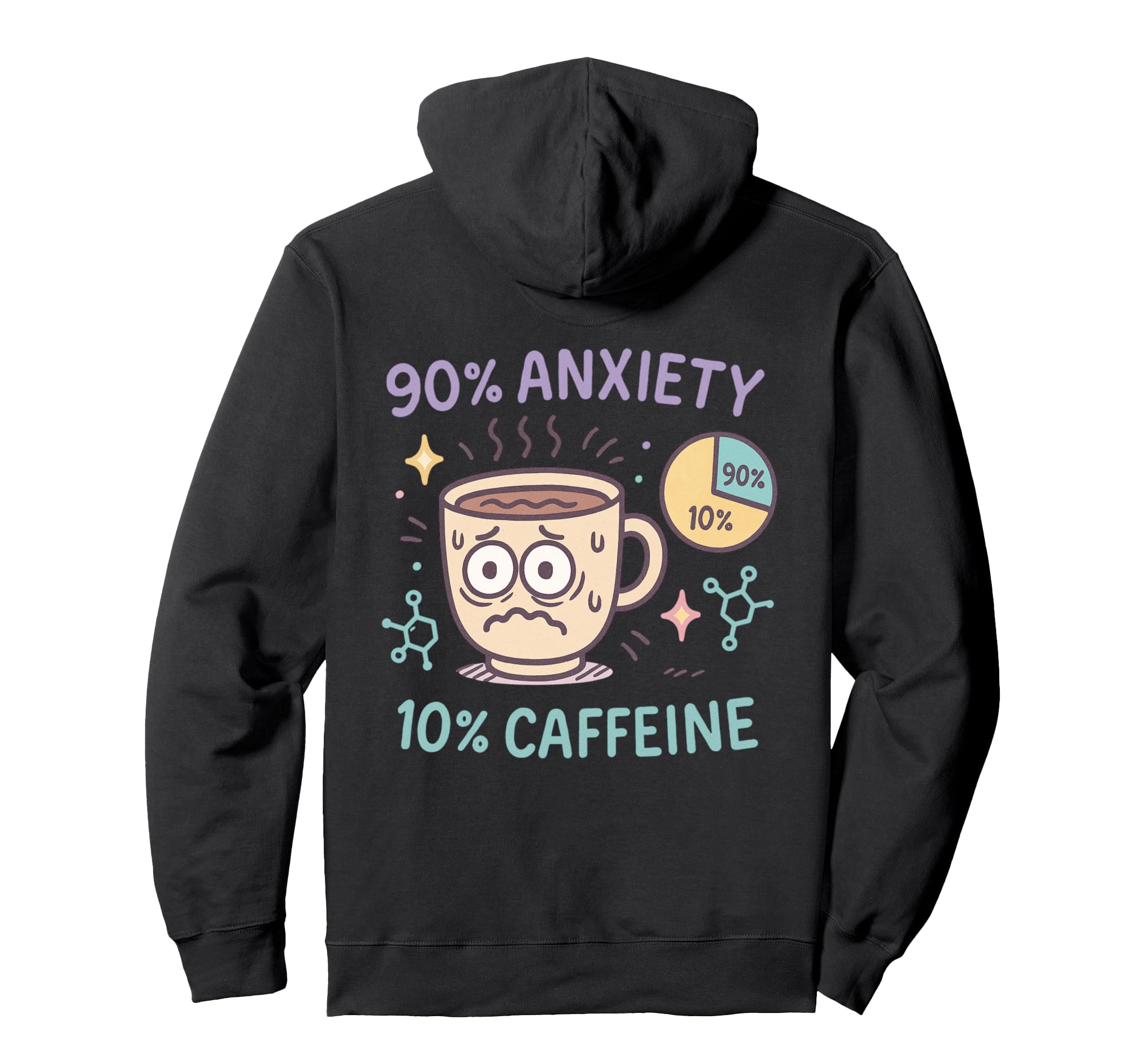 Funny Coffee Cup Meme Caffeine Lovers Hoodie - Streetwear Style Men Women - T-Shirt, Sweatshirt, Hoodie