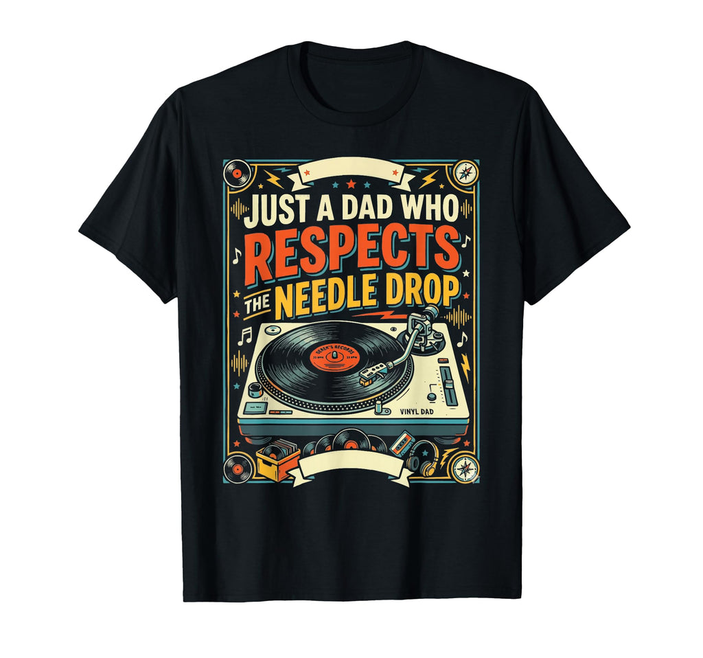 Vinyl Record Player Vinyl Collector T-Shirt - Novelty Apparel for Adults - T-Shirt, Sweatshirt, Hoodie